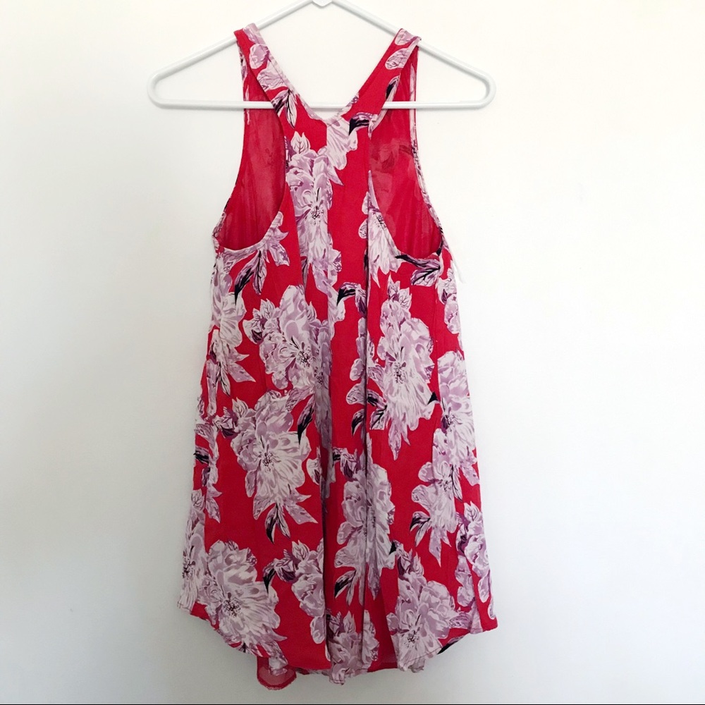 ASTR Floral Racerback Shift Dress - Picture 5 of 8